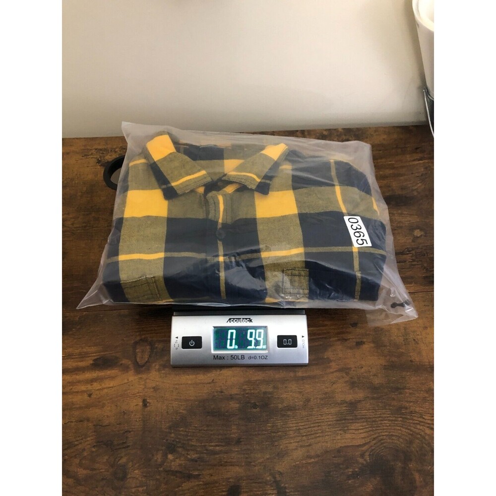 Ecko United Button Down Shirt Mens Yellow And Blue XL - Picture 6 of 6